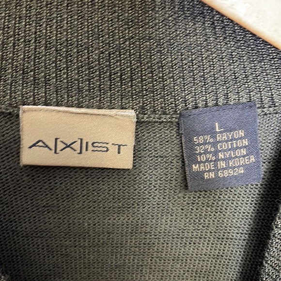 Axist Olive Green Crew Neck Sweater - Picture 3 of 5